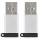 thumbnail image 1 of Adaptador USB3.0 a TypeC USB C a USB OTG Plug Play Cabezal de conversión para transmisión de datos (Plata), 1 of 5