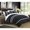 Black, variant on Chic Home 3 piece Nica pinch pleat pintuck Duvet cover and Shams Set