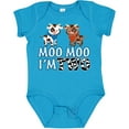 thumbnail image 3 of Inktastic Moo Moo I'm 2 with Cute Holstein Cows Boys or Girls Baby Bodysuit, 3 of 5