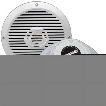 Audiopipe 8" 2-Way Coaxial Marine Speaker 350W White