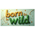 thumbnail image 2 of LUUFILx Born to be Wild Backdrop Banner Party Decorations Jungle Theme Birthday Photo Booth Background Celebration Props Event Supplies Festive Decor, 2 of 8