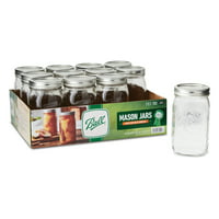 12-Count Ball Glass Mason Jars with Lids