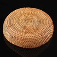 thumbnail image 4 of Natural Wicker Round Basket for Fruit, Bread, and Vegetable Storage, Handwoven Rattan Tray for Kitchen Decoration, 4 of 5
