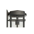 thumbnail image 3 of John Timberland Mission Outdoor Wall Light Fixture Oil Rubbed Bronze 12 1/2" Clear Seedy Glass for Exterior House Porch Patio Deck, 3 of 7