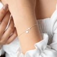 thumbnail image 2 of Pulsera HiStock Delicada Cruz Inicial A Acero Inoxidable, 2 of 4