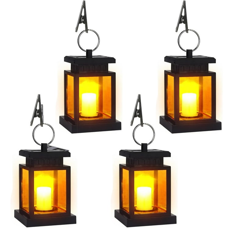 Solar Lantern Hanging, LED Solar Powered Lantern Light Waterproof Flameless Candle Flickering Warm White Outdoor Decorative for Garden Patio Yard Lawn Balcony (6 Pack) Solar Lantern Hanging, LED Solar Powered Lantern Light Waterproof Flameless Candle Flickering Warm White Outdoor Decorative for Garden Patio Yard Lawn Balcony (6 Pack)