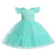 thumbnail image 3 of Flower Girls Princess Dress Pearl Wedding Birthday Fancy Costume Party Dress, 3 of 7