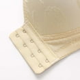 thumbnail image 6 of TANGQIOP Women Bras Underwear Shapewear Wireless Armpit Fat Control Push-Up Breathable Front Closure Solid Color Lifting Beige S, 6 of 8