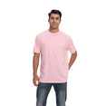 thumbnail image 3 of Zfeel Short Sleeve Super-Soft Blank T-Shirt for Men, Ideal for DTG, Heat Transfers & Embroidery, Light Pink, S, 3 of 5