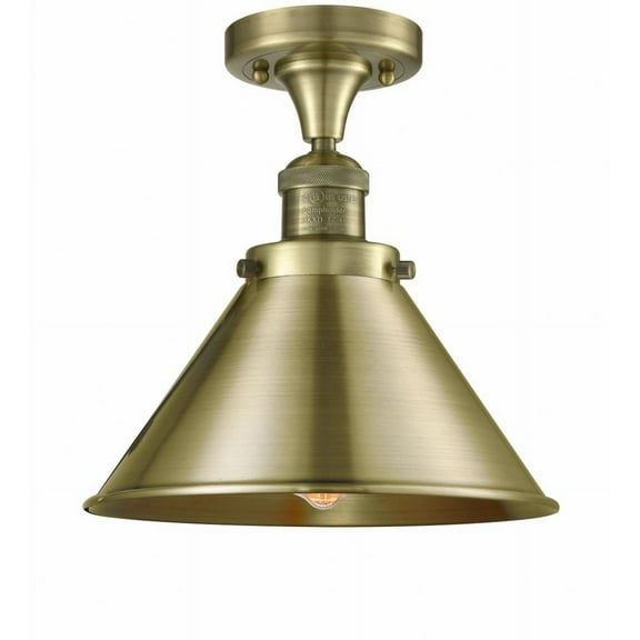 Innovations Lighting - Briarcliff - 1 Light Semi-Flush Mount In Traditional