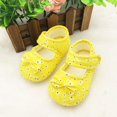 thumbnail image 3 of Infant Toddler Baby Girls Soft Sole Bowknot Cotton Crib Shoes, 3 of 5