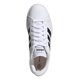 thumbnail image 5 of Tenis adidas Grand Court Blanco Franjas Negras Para Dama negro 26.5 MX, 5 of 7