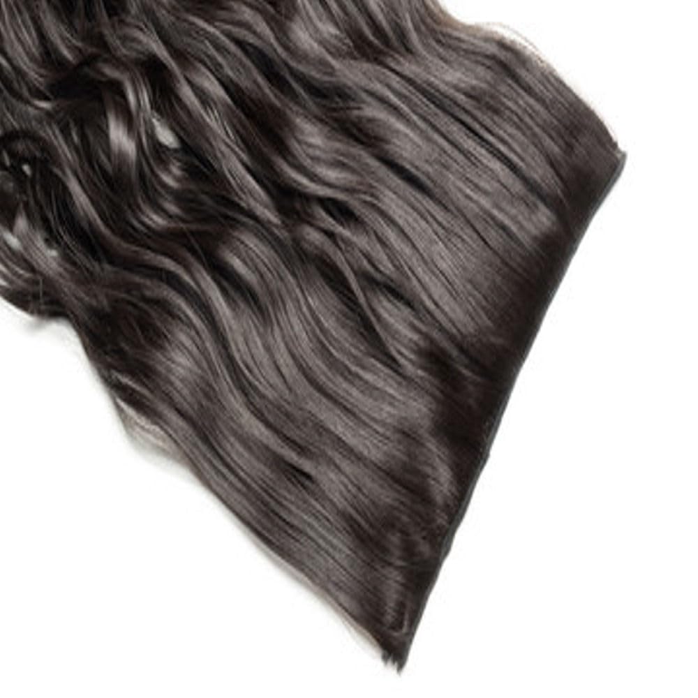 Clip On Hair Extension For Women, Instantly Increase Length And Volume (NATURAL BROWN, 14'' Inches)