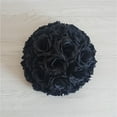 thumbnail image 2 of Nanoei Artificial Rose Flower Ball, Realistic Fake Rose Decor for Wedding Centerpiece Home Garden, Plastic Faux Flowers in Bulk, 6In (1Pcs) Black, 2 of 6