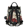 thumbnail image 2 of FORMRS Women's Travel Backpack Purse Anti-Theft Hidden Pockets Casual Shoulder Bag, White Christmas Leaves, 2 of 7