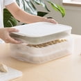 thumbnail image 3 of Mosey Food Storage Box with Lid Food Grade Large Capacity BPA Free Non-Stick Frozen-Dumpling Storage Case Fridge Food Container, 3 of 7