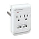 thumbnail image 1 of Multicontacto de Pared Mitzu 2 USB Supresor Picos 11-2603, 1 of 2