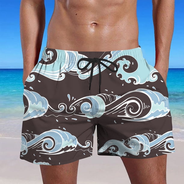 Sea Wave-pantalones cortos de playa para hombre, ropa de baño informal, de secado rápido, para Surf, Verano Fivean unisex