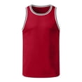 thumbnail image 7 of Resicozy Sleeveless Tank Tops Mens Casual Workout Gym T Shirts Sport Athletic Solid Color Tanks Wine L, 7 of 7