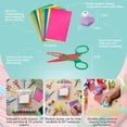 thumbnail image 3 of Chenfeng 26 Pcs Craft Scissors Kit, Hole Punch Set, 6 Decorative Edge Scissors, 10 Shape Punches, 3 of 9