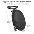 thumbnail image 4 of Para Weber Q2000 Series Q200 Series Cubierta impermeable portátil Cubierta protectora para parrilla de barbacoa 600D 90 * 55 * 27 cm, adecuada para las cuatro estaciones, cubierta impermeable para horno portátil Rojo Verde MX-0133343FYD, 4 of 5