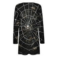 thumbnail image 5 of WXLWZYWL Halloween Cardigan for Women Funny Halloween Print Open Front Cardigans Long Sleeve Sweater Coats Tops, 5 of 5