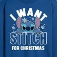 thumbnail image 3 of Lilo & Stitch - I Want A Stitch For Christmas - Men's Long Sleeve T-Shirt, 3 of 5