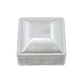 thumbnail image 3 of Plum Fittings 2" x 2" Square Pressed Steel Dome Caps Galvanized Steel (10 Pack), 3 of 5