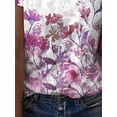 thumbnail image 3 of Gvmfive Women Plus Size Short Sleeve V Neck Lace Tops Tunic Blouse, 3 of 3