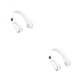 thumbnail image 4 of Inteprter Ventilador USB 2400mAh Recargable 4 velocidades Manos libres Ventiladores de refrigeración por aire Suministro fresco para la escuela Blanco 2Conjunto, 4 of 6