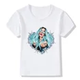 thumbnail image 3 of Camiseta de moda para niña, camiseta de algodón con estampado de Karol G Bichota, ropa para niños, camisetas de verano para bebés, 3 of 5
