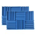 thumbnail image 4 of Paneles de espuma acústica Yotijar Absorción de ruido 30x30x5cm Azul, 4 of 5