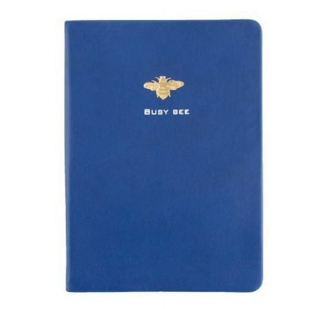 The Original ESSENTIAL BLUE BUSY BEE Leather-like Journal by Eccolo trade