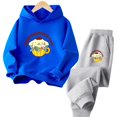 thumbnail image 3 of Conjunto de sudadera con capucha para niños y niñas de 3 a 14 años con estampado de dibujos animados de Pompompurin, estilo informal de calle kawaii, para deportes al aire libre, 3 of 5