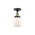 thumbnail image 3 of Innovations Lighting 916-1C-BAB-G51 Bell 5" Wide Semi-Flush Ceiling Fixture - MultiColor, 3 of 5