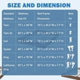 thumbnail image 3 of Twin XL Size Wood Platform Bed Frame,Wooden Bed Frame Without Headboard, Wood Slat Support,No Box Spring Needed, Easy Assembly,Pine, 3 of 3