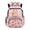 Capybara Axolotl Strawberry, variant on Dinosaur Neon Lightning Bolt Pattern Multi Pocket School Bag for Middle School Back to School, Adjustable Padded Straps Large Capacity 600D Polyester Kids Backpack