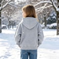 thumbnail image 6 of DJDLJWCJ Boys Heated Hood Jacket USB Charging Heated Jacket Casual Printed Winter Warm Coat Gray Size 13, 6 of 9