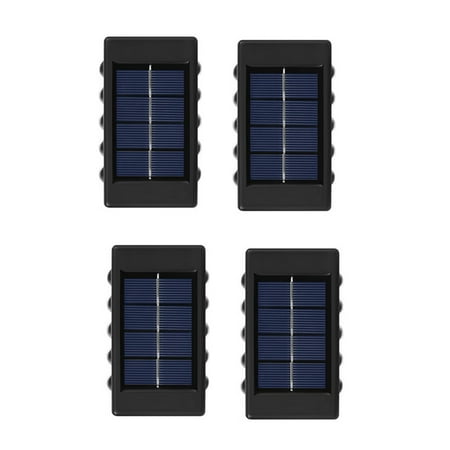 

4Pcs Solar Light Waterproof Led Light for Garden Street Landscape Balcony Decor Solar Wall Lamp Outdoor Warm Light