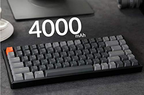 2種類選べる Keychron K2 Version Wireless Gaming Mechanical Keyboard, Bluetooth/USB Wired Compact 84 Keys RGB LED Backlit Aluminum Frame for Mac Windows, Gateron Keychron K2 75% Layout Bluetooth Mechanical Keyboard with Gateron G Pro Red Switch White LED Backlit Anti Ghosting N-Key Rollover Compact 84 K並行輸入
