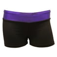 thumbnail image 1 of Gymnastics Dance Shorts (Youth 14-16, Purple Metallic) - Purple Metallic,Youth 14-16, 1 of 3