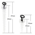 thumbnail image 4 of 20x anzuelos para cebo, abalorios, aparejo para el pelo, Boilies, accesorio para pesca de carpa (S), 4 of 4