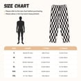 thumbnail image 3 of Fotbe Black and White Checkerboard Pantalones de Pijama para Mujer, Pantalones de Dormir, Pantalones Pj con Cordón y Bolsillos-Large, 3 of 6