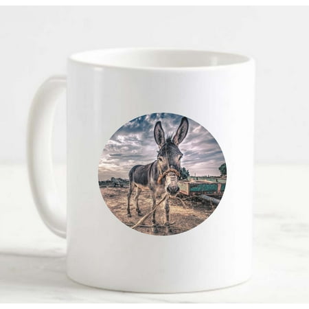 

Large Coffee Mug Mule at the Farm Pub Ceramic Coffee Mug Funny Gifts Cup