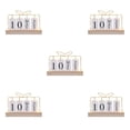 thumbnail image 1 of Cateissary Nordic Flip Calendar Metal Frame with Page Light for Bedroom Type2, 1 of 1