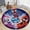 B, variant on Round Area Rug Colorful Spider Man Cartoon Carpet Modern 3D Art Aesthetic Rugs Living Room Bedroom Playroom Non-Slip Decorative Floor Mat