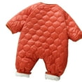 thumbnail image 7 of Esaierr Baby Boys Girls Onesies Jumpsuit for Infant Newborn Winter Button up Pajamas Romper Winter Fall Warm Snowsuit, 7 of 7