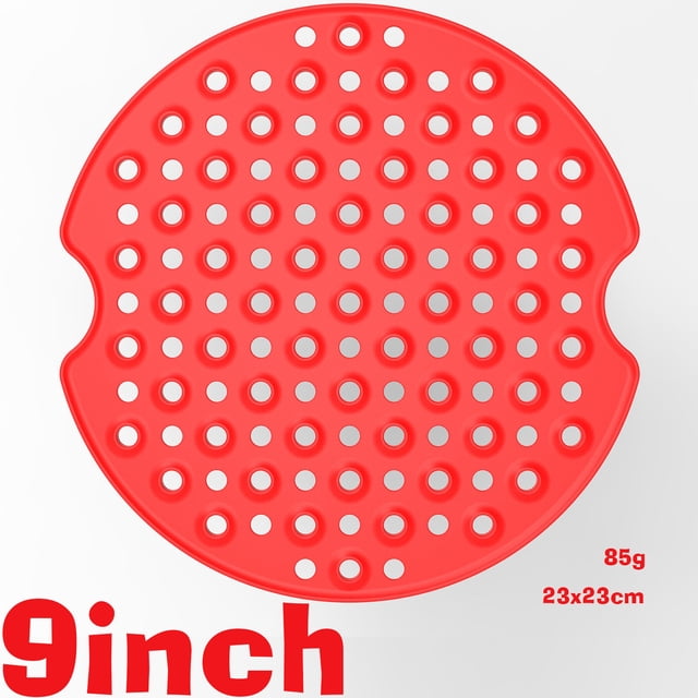 WREESH Reusable Air Fryer Lining Square Non-stick Pan Silicone Mat Air Fryer Mat