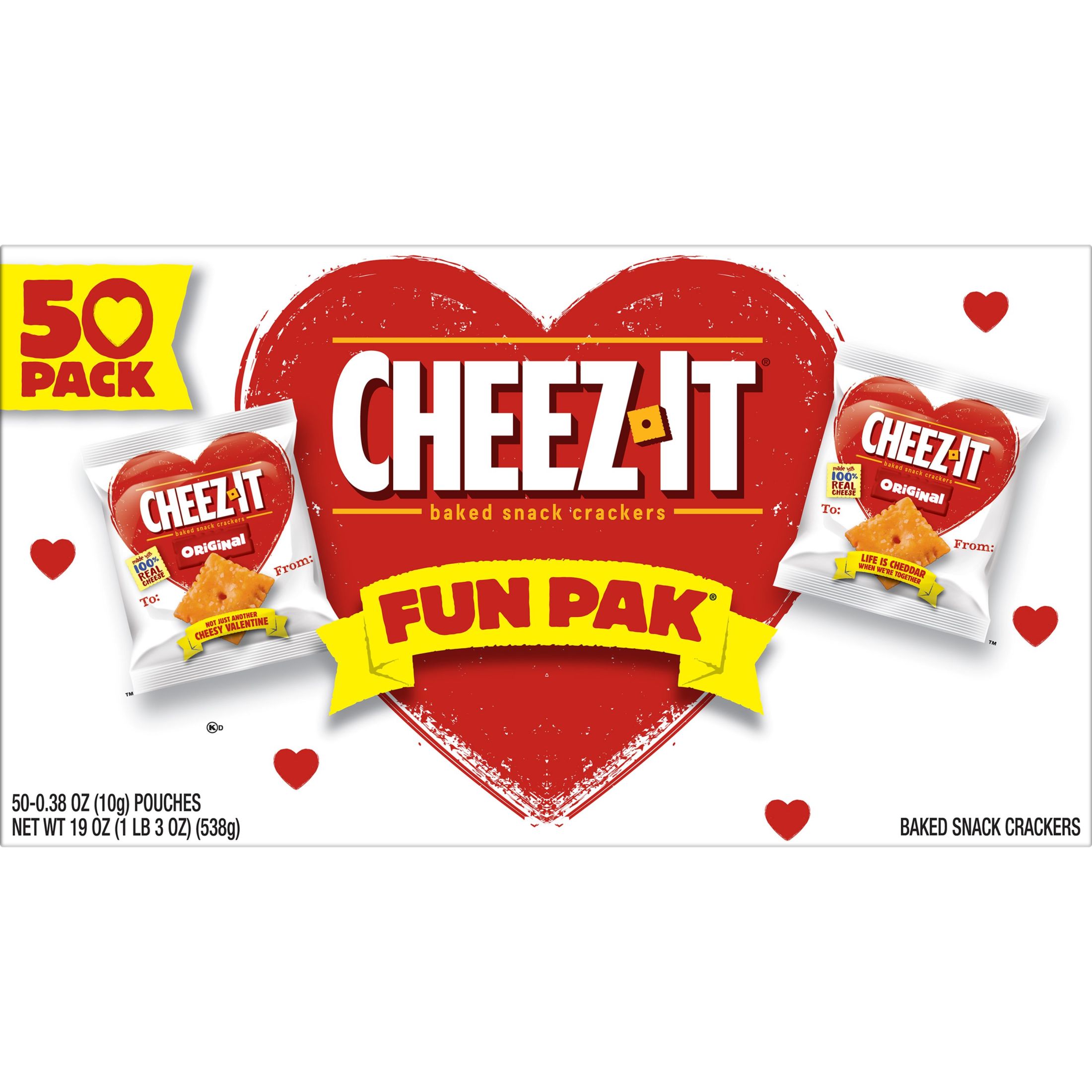 Cheez-It Original Baked Snack Cheese Crackers, 19 oz, 50 Count - image 5 of 9
