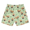 thumbnail image 2 of Red Panda Leaves Pattern Swim Trunks Quick Dry Beach Pool Board Shorts Lightweight Stylish Print Sizes 2T to XL, 2 of 8